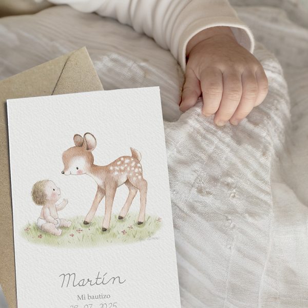 Recordatorios e invitaciones de Bautizo - Amigos