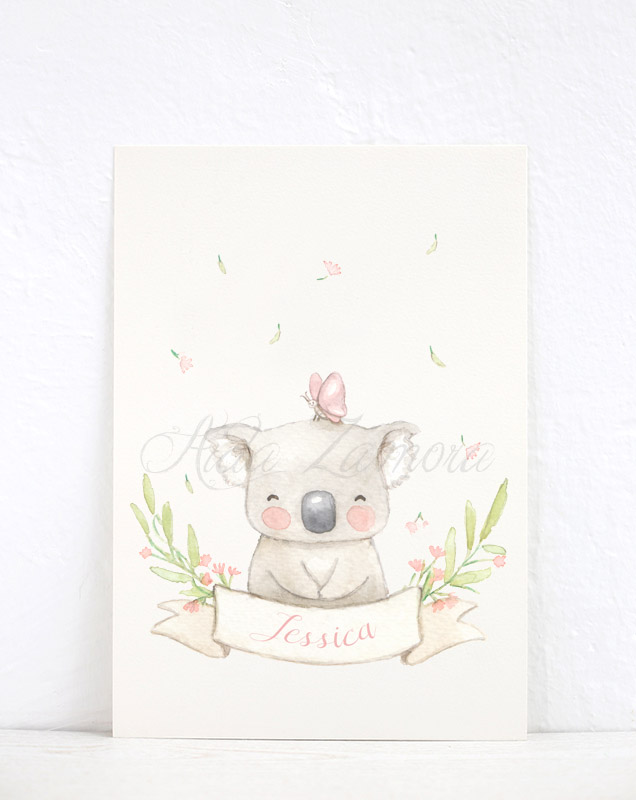 Lamina Infantil Koala Aida Zamora